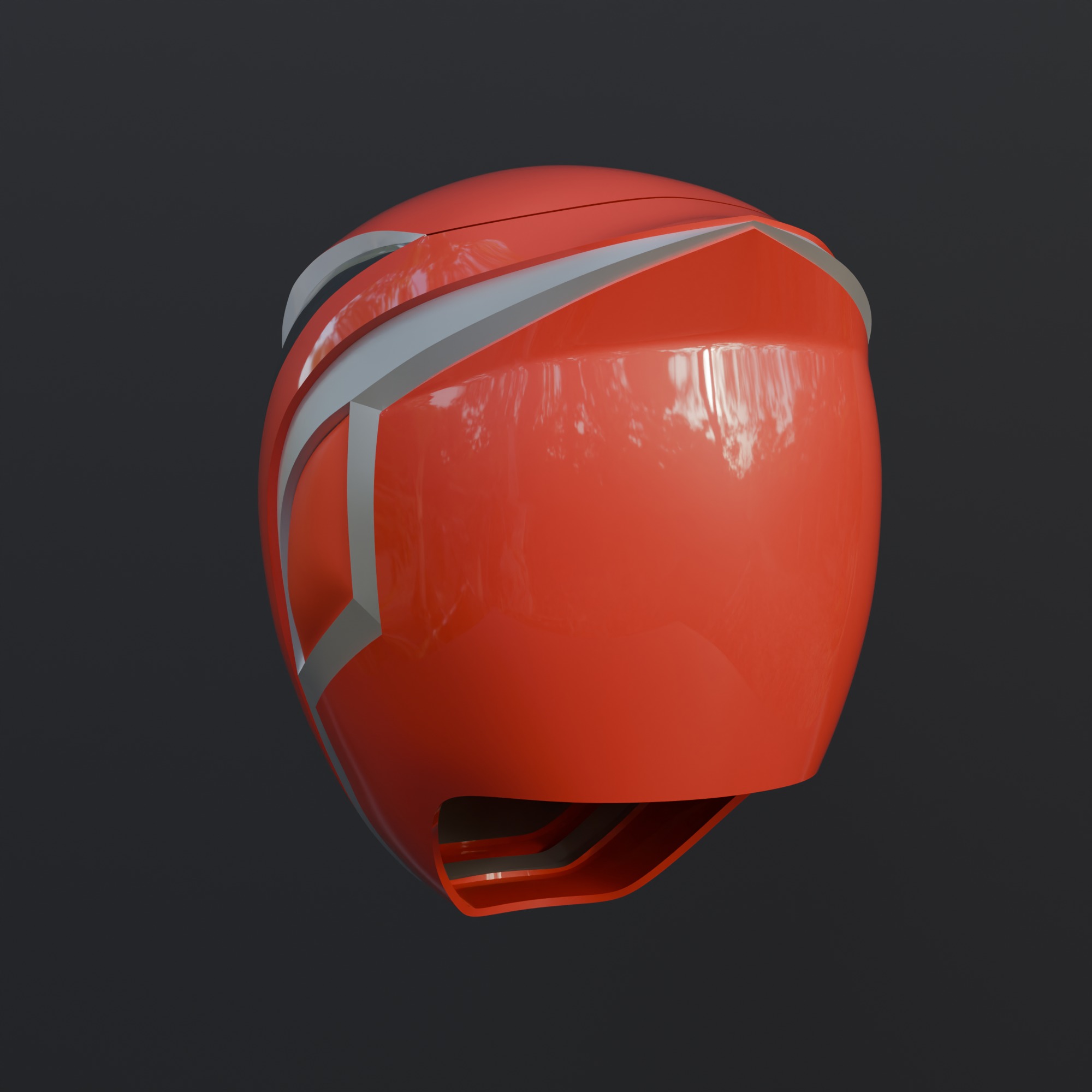 Power rangers SPD Dekaranger sentai Red Wearable 3D print model_3