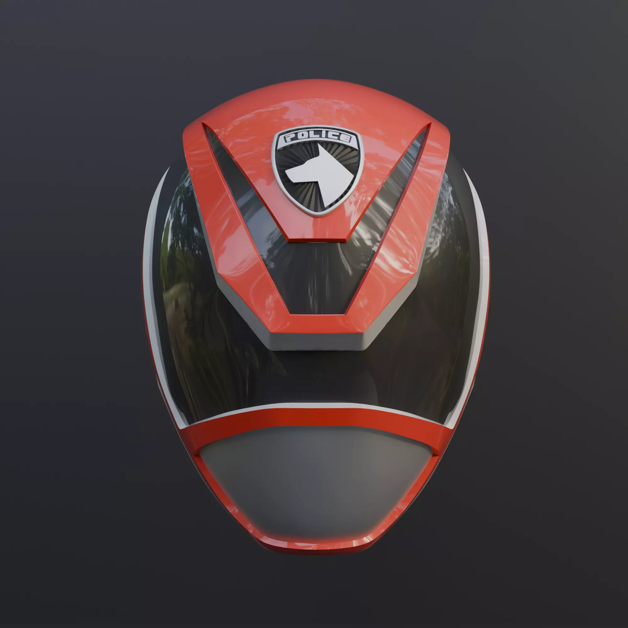 Power rangers SPD Dekaranger sentai Red Wearable 3D print model_0