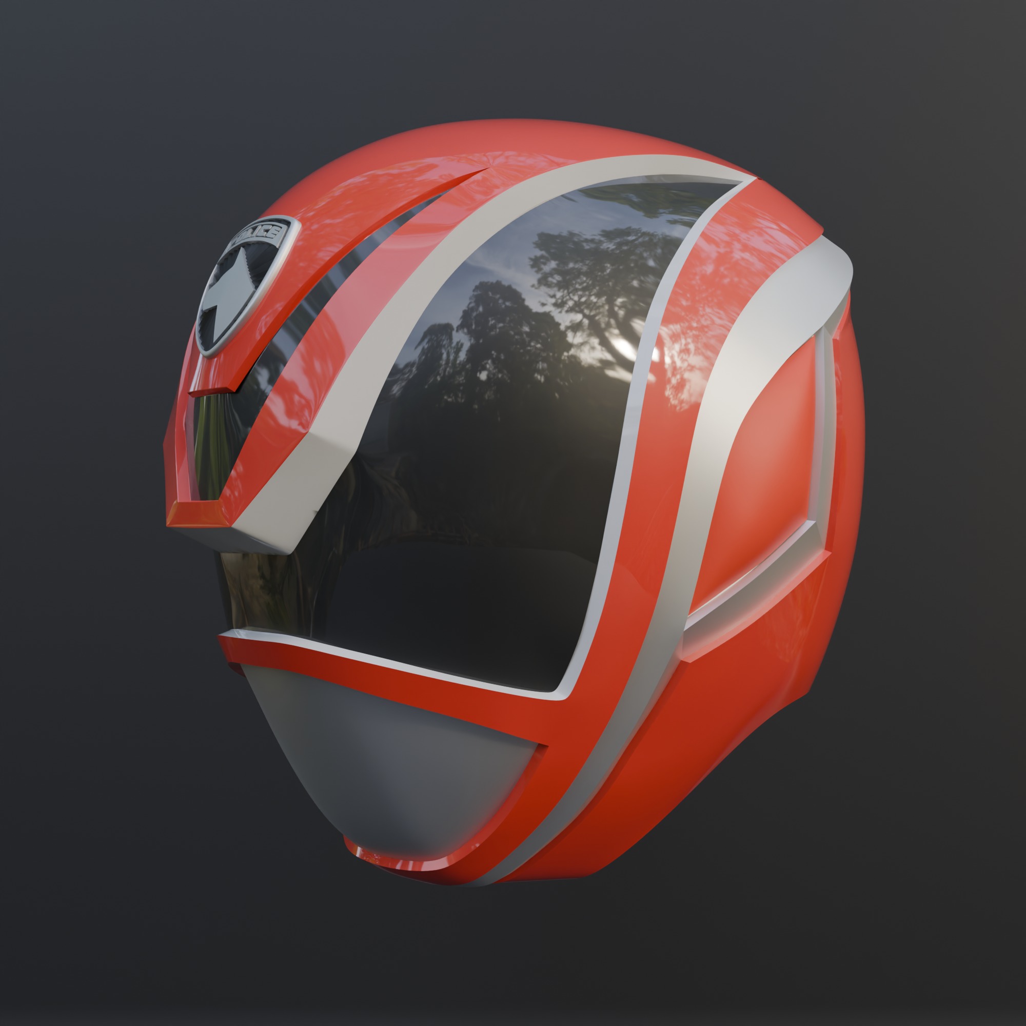 Power rangers SPD Dekaranger sentai Red Wearable 3D print model_1