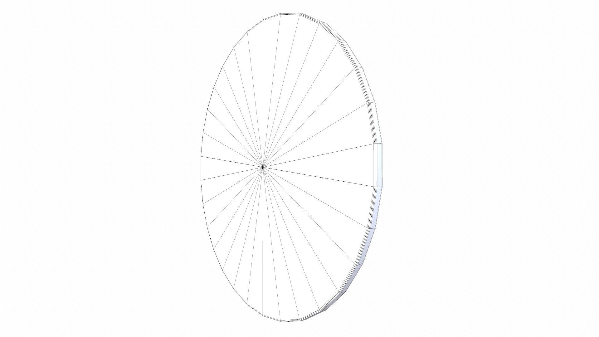 Set of Circular Saw Blade Low-poly 3D model_11