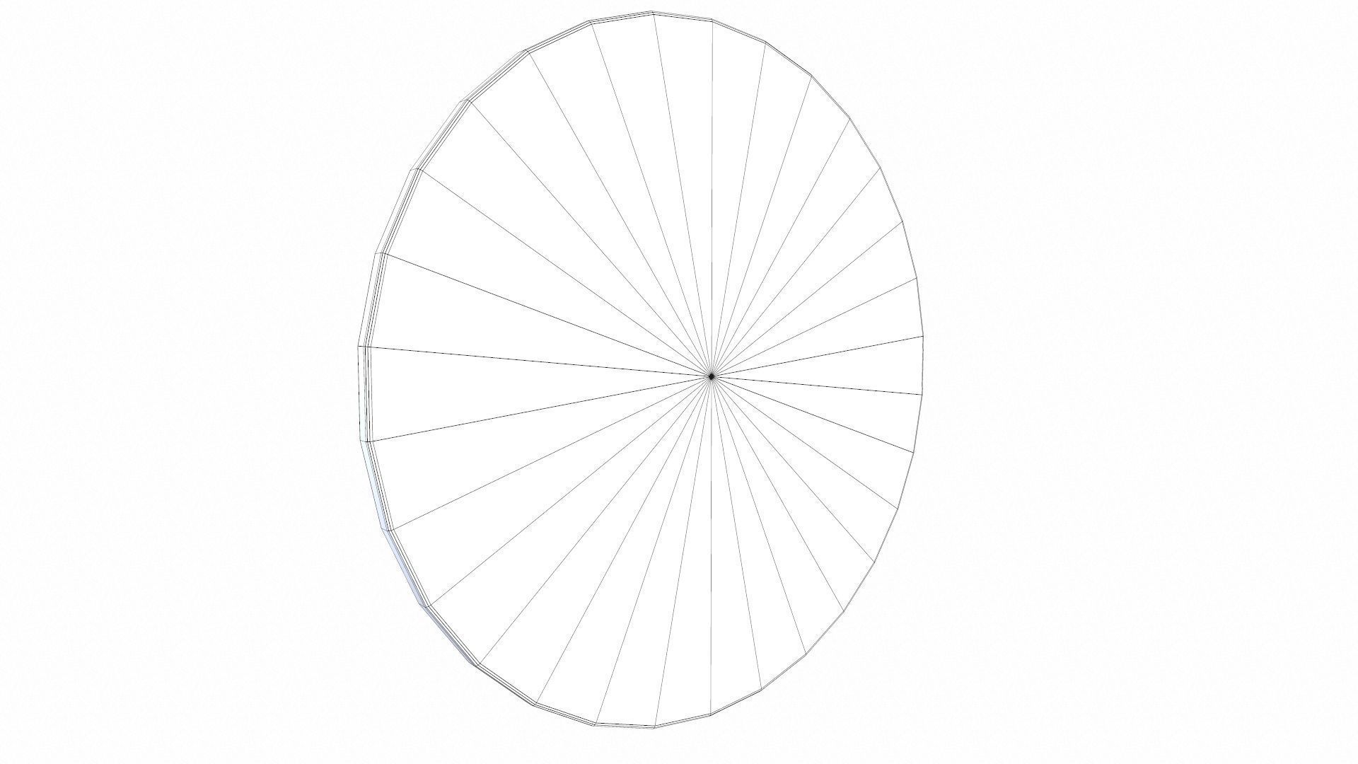 Set of Circular Saw Blade Low-poly 3D model_9