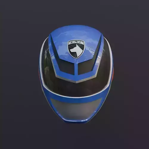 Power rangers SPD Dekaranger sentai Blue Wearable 3D print model