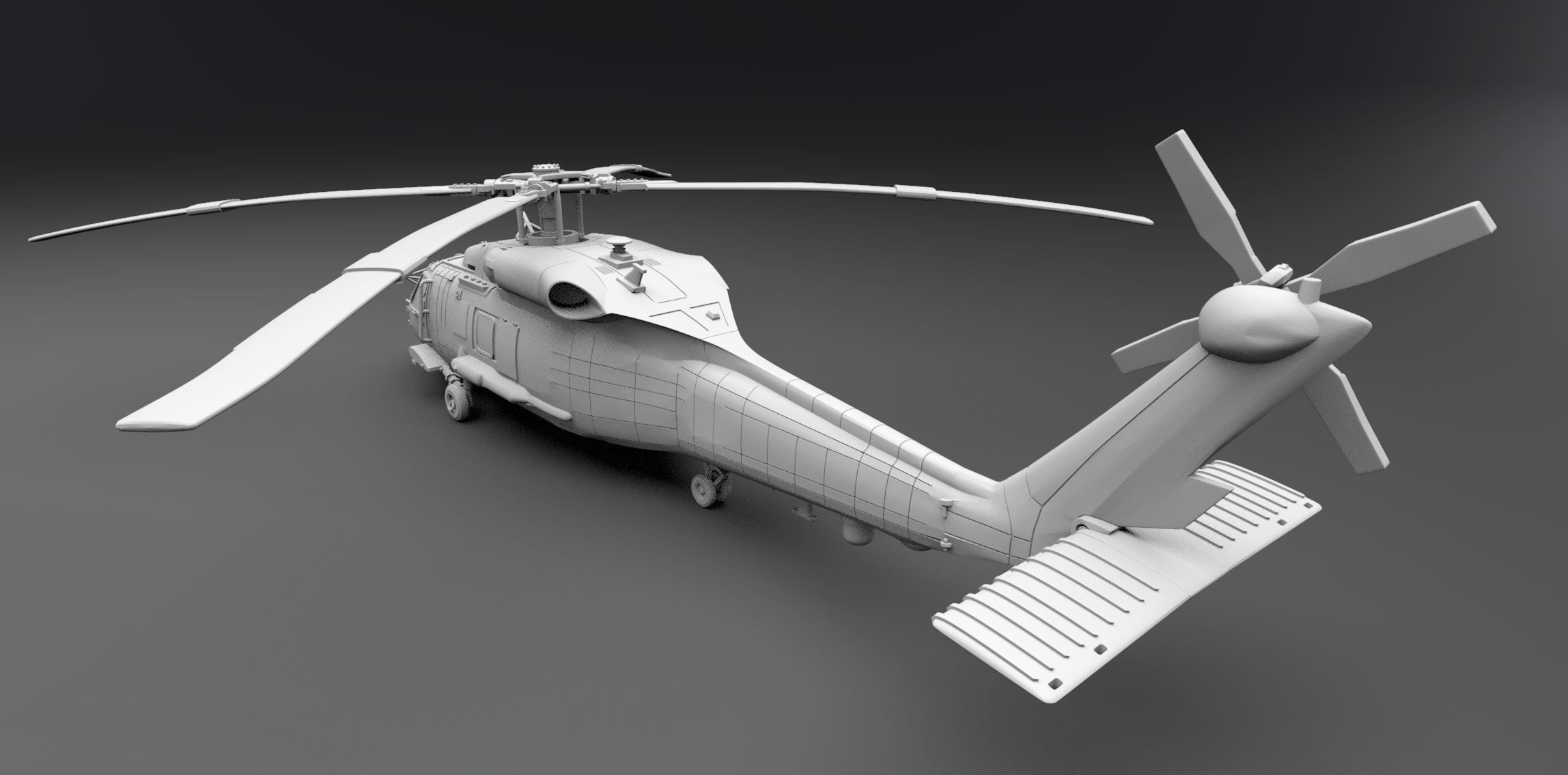 SeaHawk mini scale model 3D print model_2