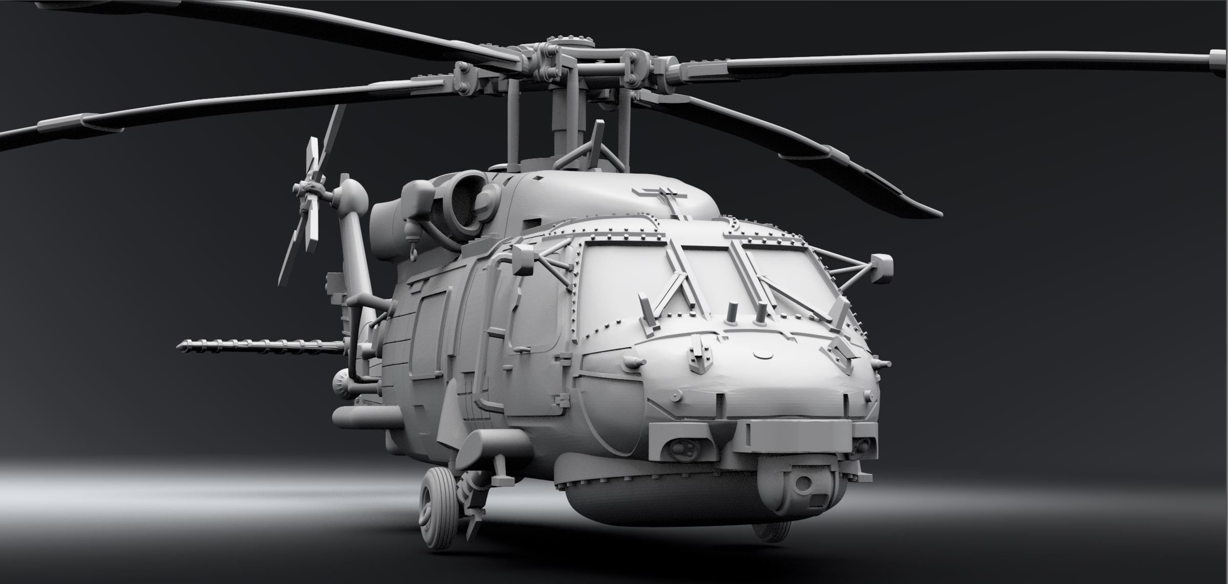 SeaHawk mini scale model 3D print model_4