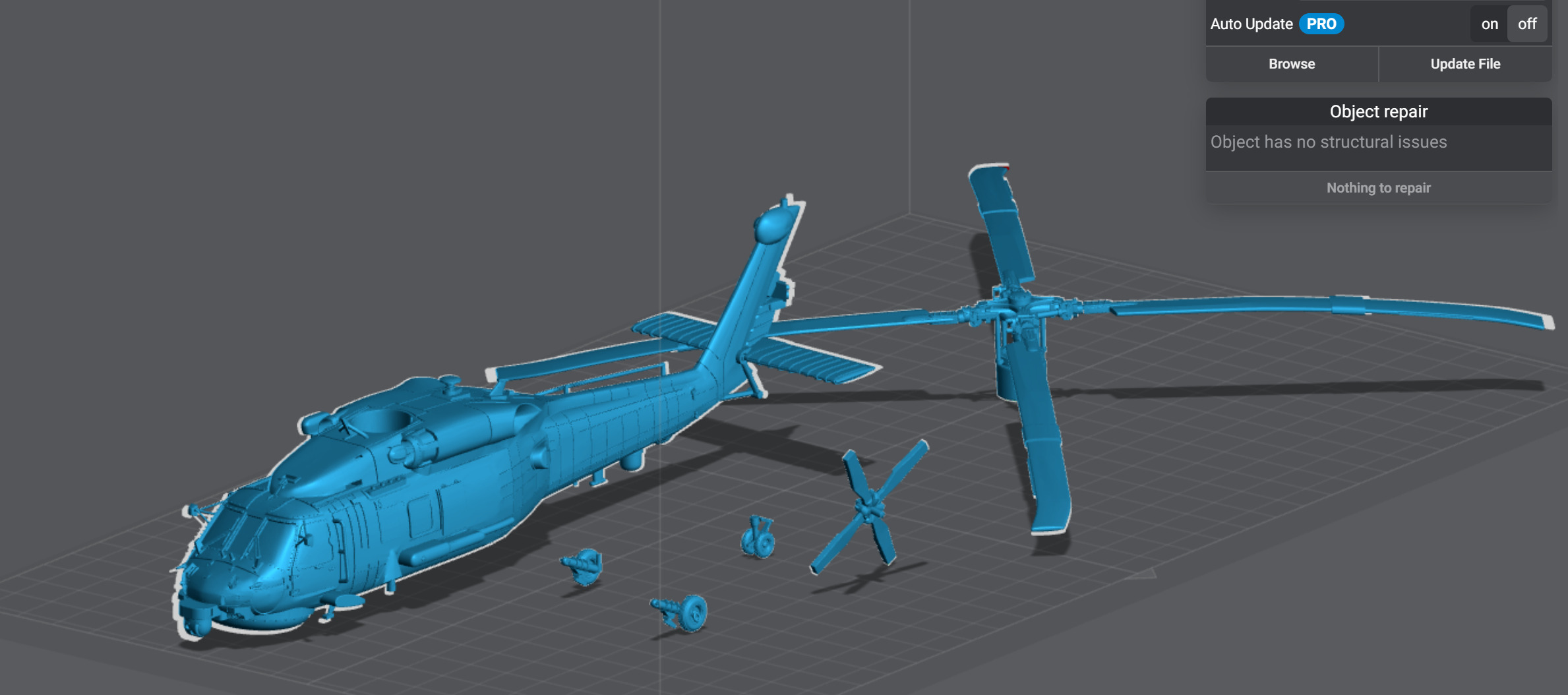 SeaHawk mini scale model 3D print model_5