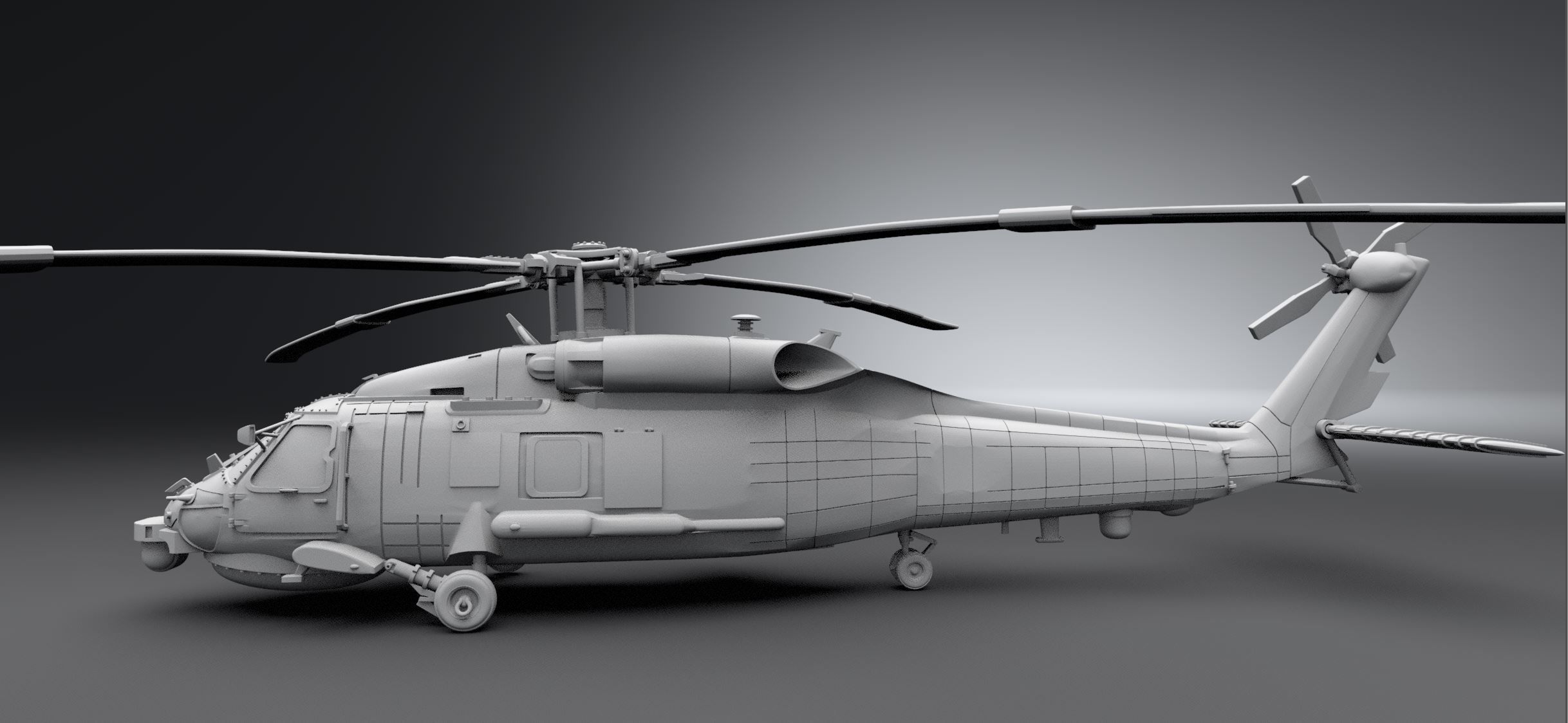 SeaHawk mini scale model 3D print model_1