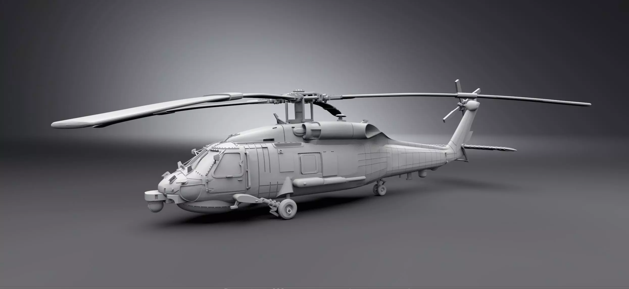 SeaHawk mini scale model 3D print model_0