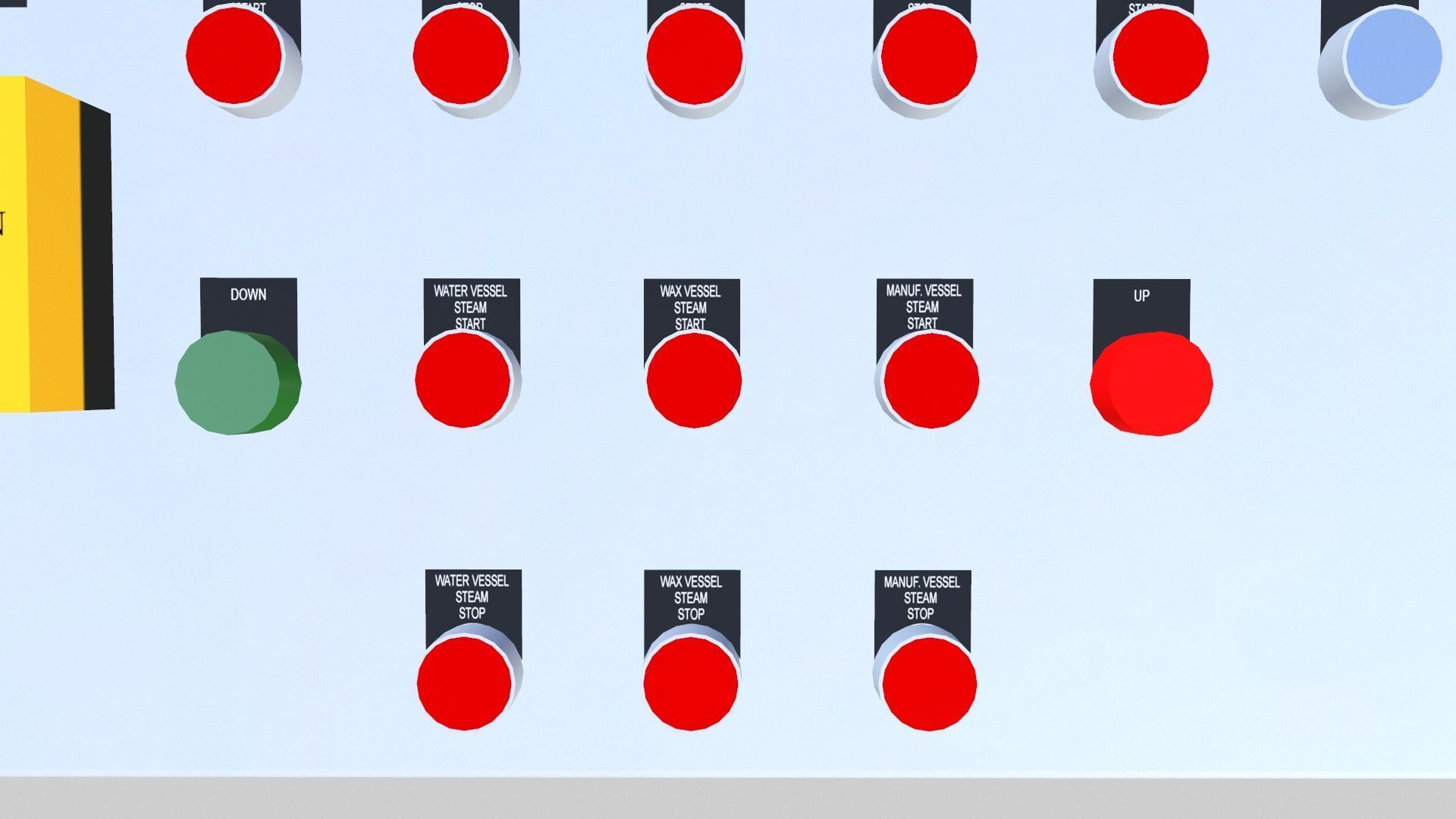 Control Panel Low-poly 3D model_10