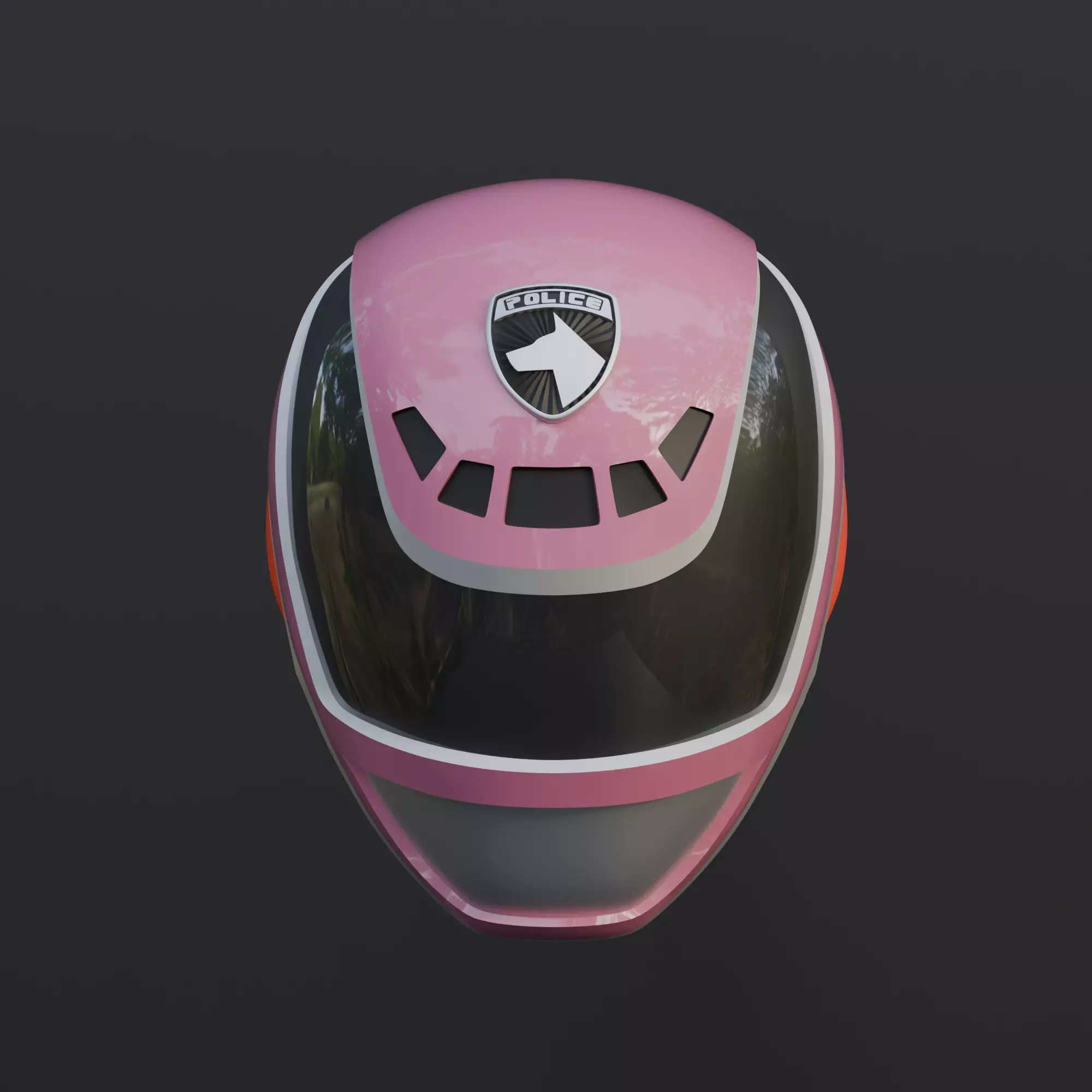 Power rangers SPD Dekaranger sentai Pink Wearable 3D print model_0