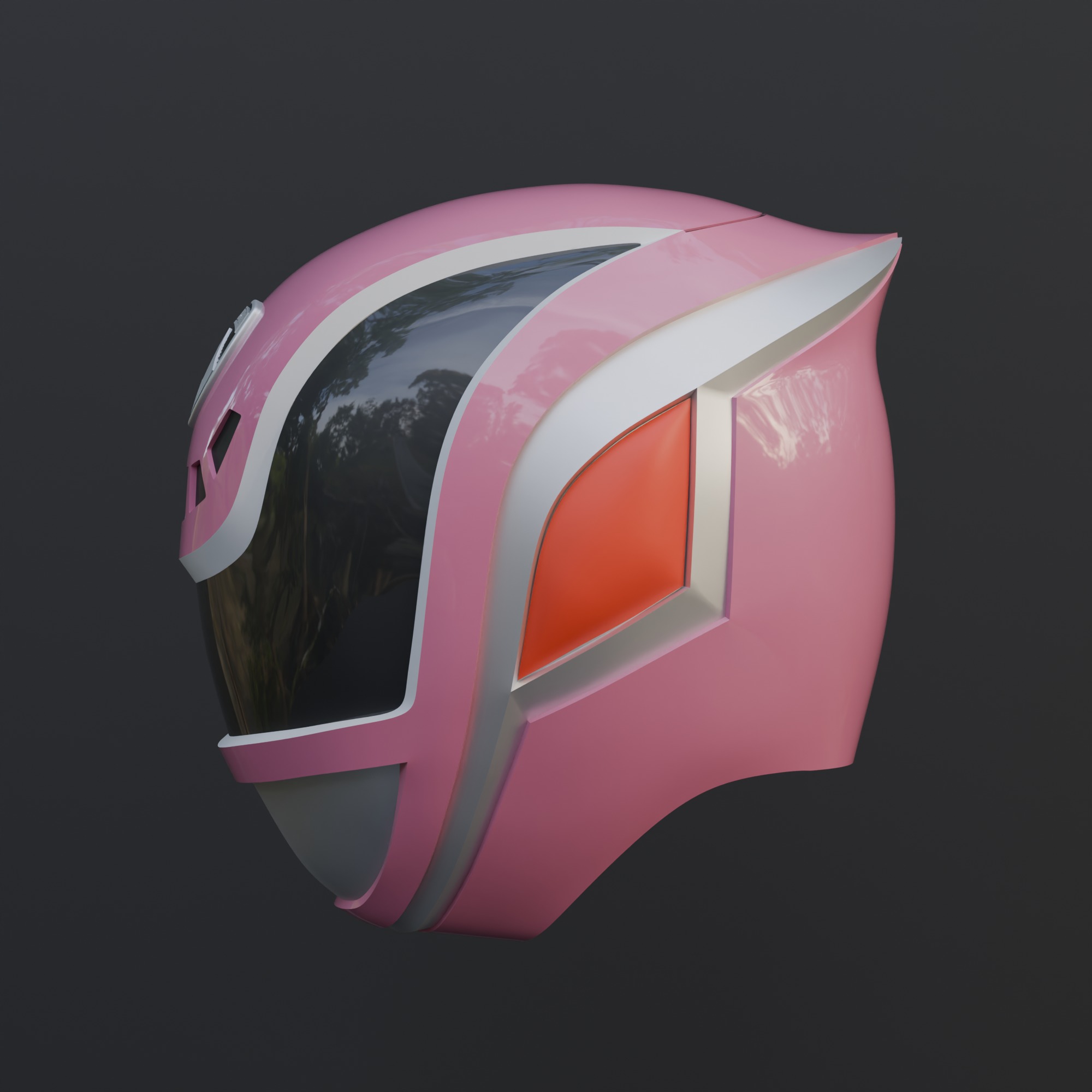 Power rangers SPD Dekaranger sentai Pink Wearable 3D print model_3