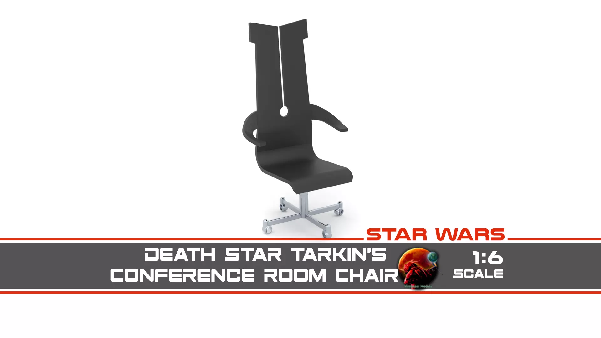 Death Star Conference Room Tarkins Chair 1-6 Scale Hottoys  3D print model_0