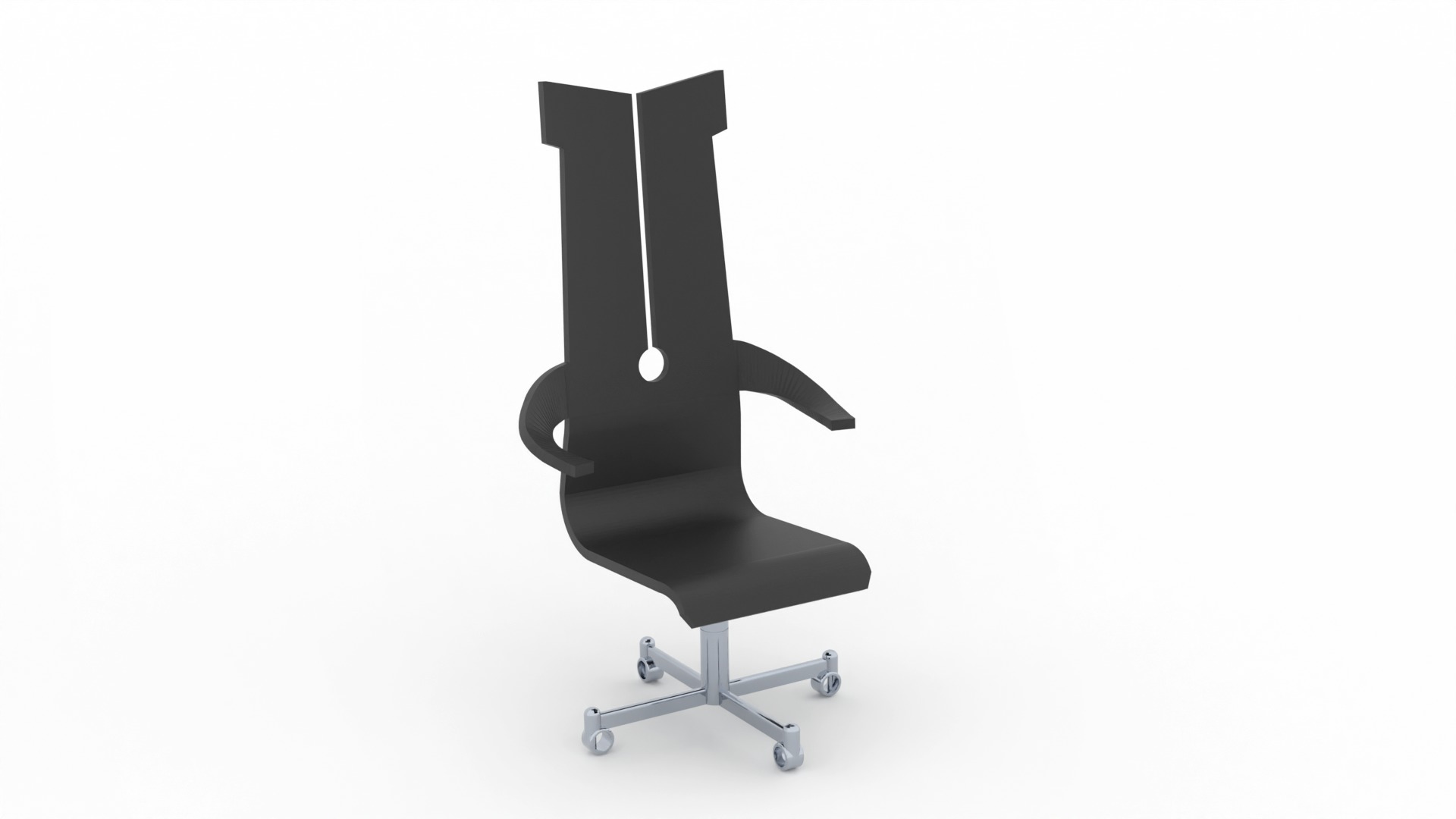 Death Star Conference Room Tarkins Chair 1-6 Scale Hottoys  3D print model_2