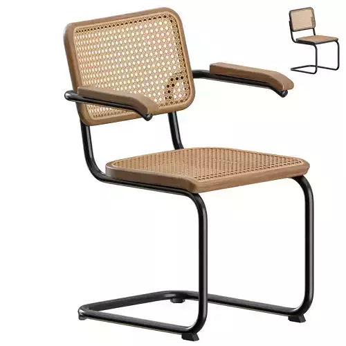 S32 S64 mid century modern chair by Thonet