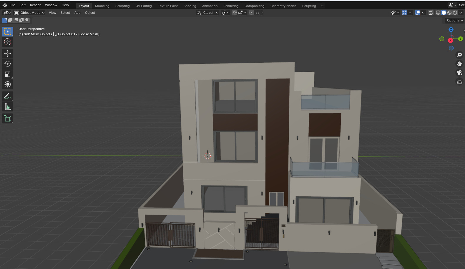 3D Elevation Design 3D model_7