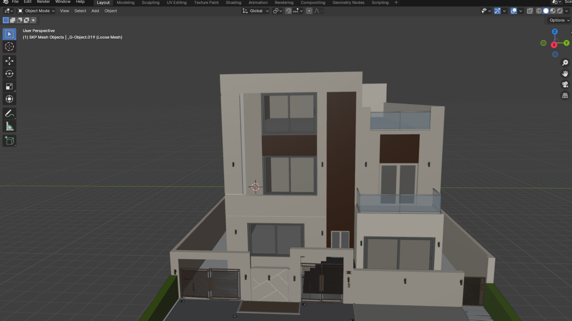 3D Elevation Design 3D model_24