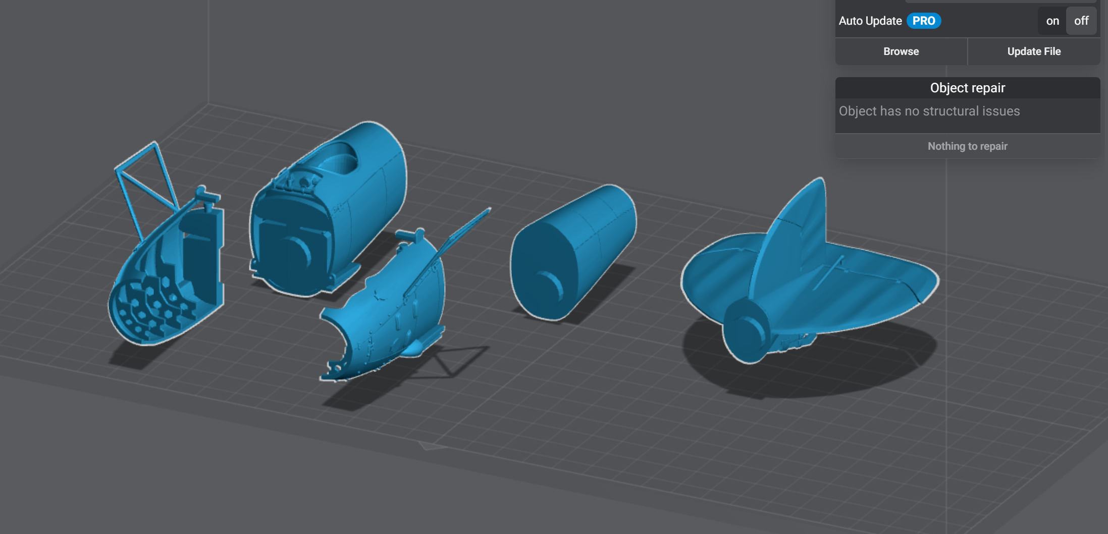 Albatros D WW1 Biplane scale model  3D print model_8