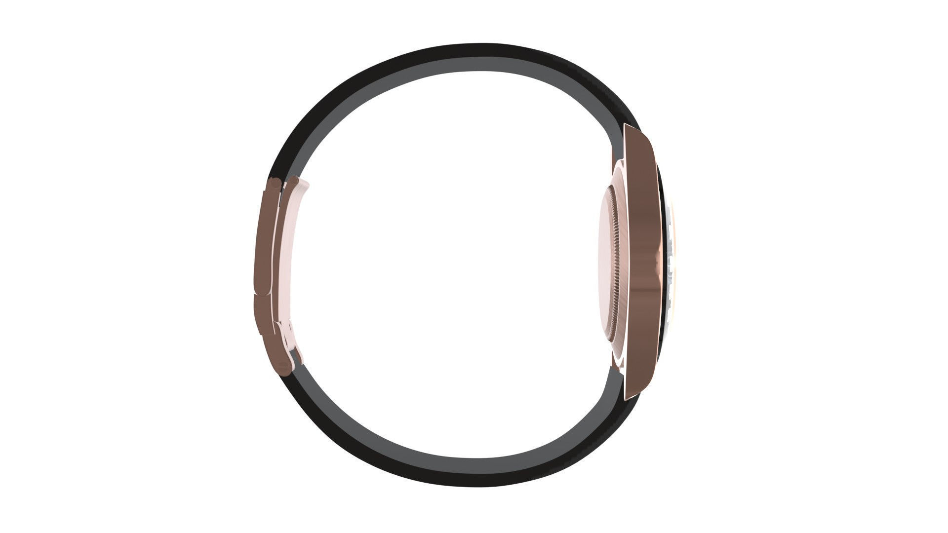 Watch Cosmograph Daytona Pink Gold - Sundust and Black Dial Low-poly 3D model_4