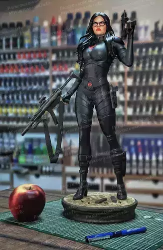 Baroness - GI Joe - STL 3D print model