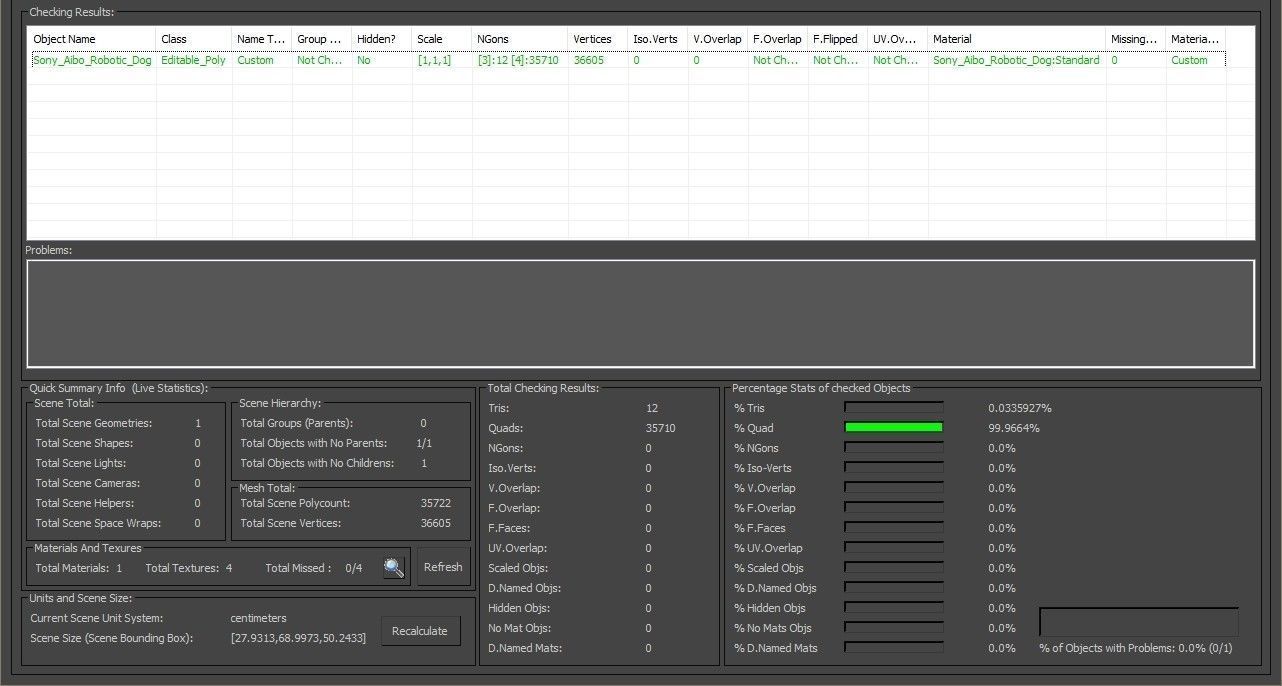Sony Aibo Robotic Dog Low-poly 3D model_25