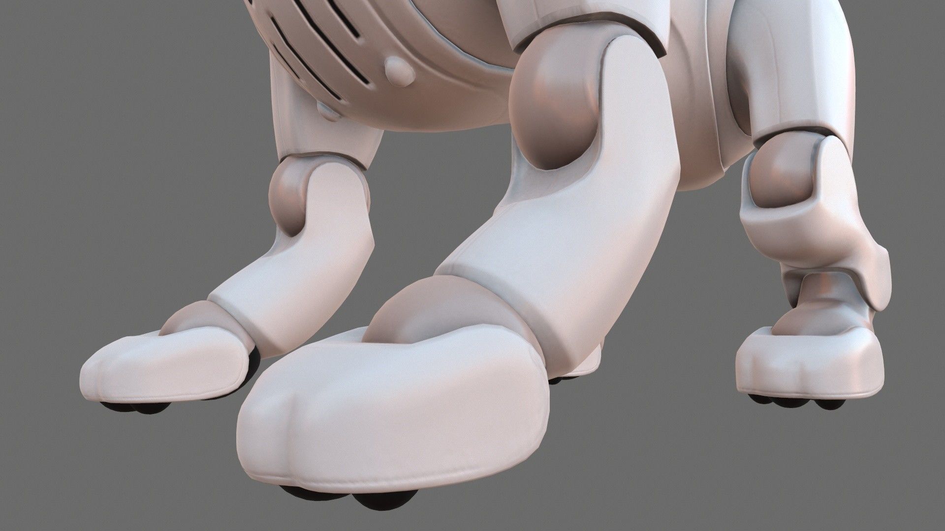 Sony Aibo Robotic Dog Low-poly 3D model_13