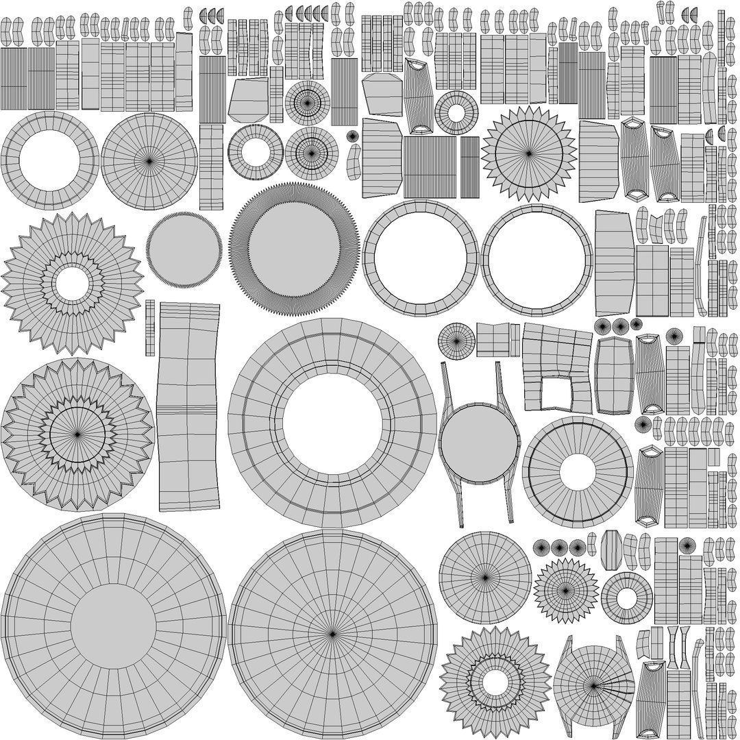 Watch Cosmograph Daytona Pink Gold - Black Dial Low-poly 3D model_10