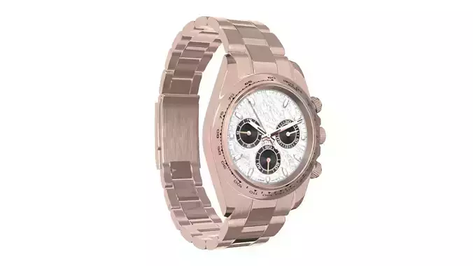 Watch Cosmograph Daytona Pink Gold - Black Dial