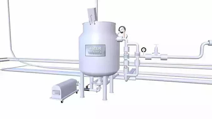 Vessel and Pipe Connection