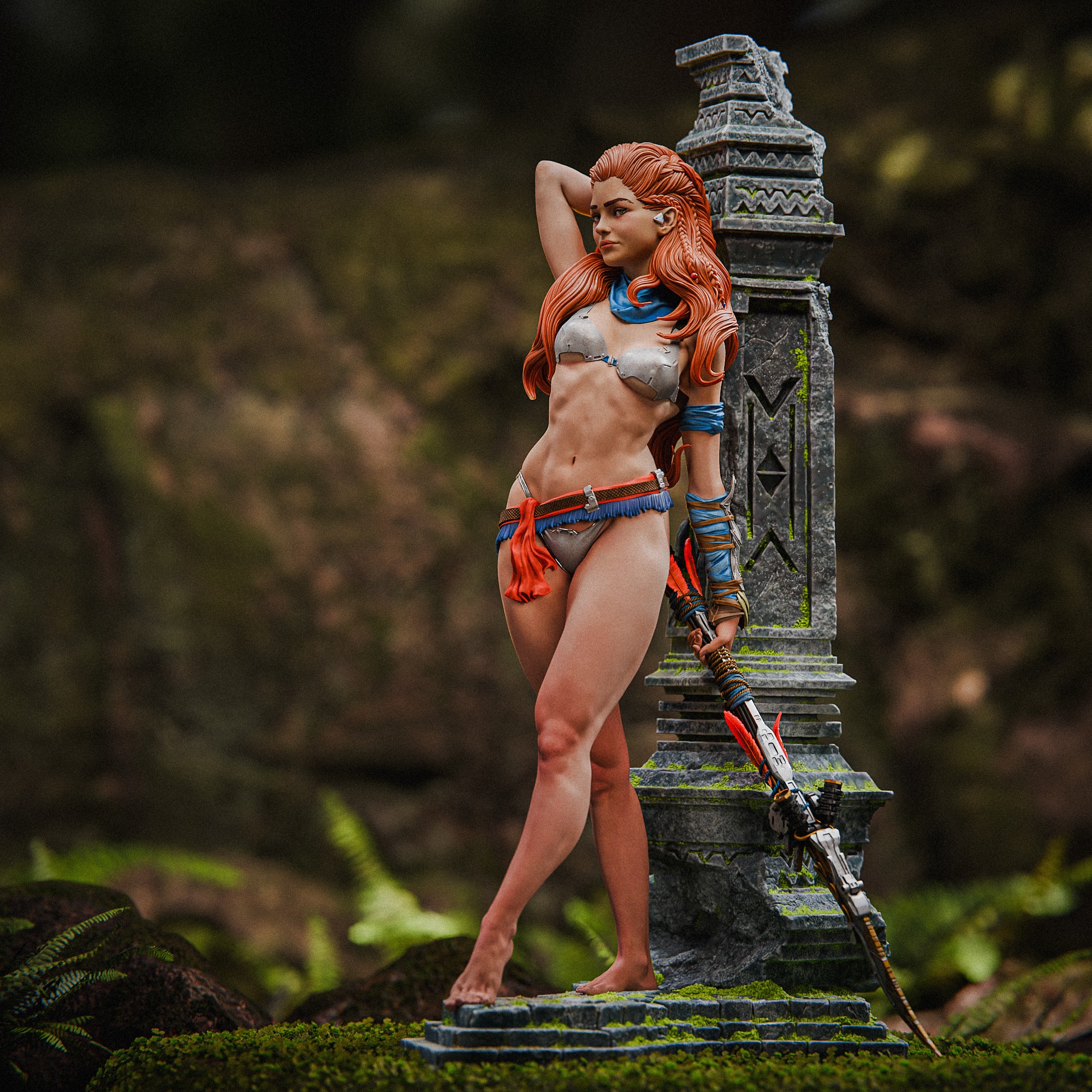 Aloy 3D Print 3D print model_2