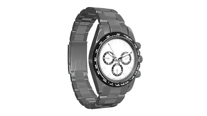 Watch Cosmograph Daytona Oystersteel - White Dia