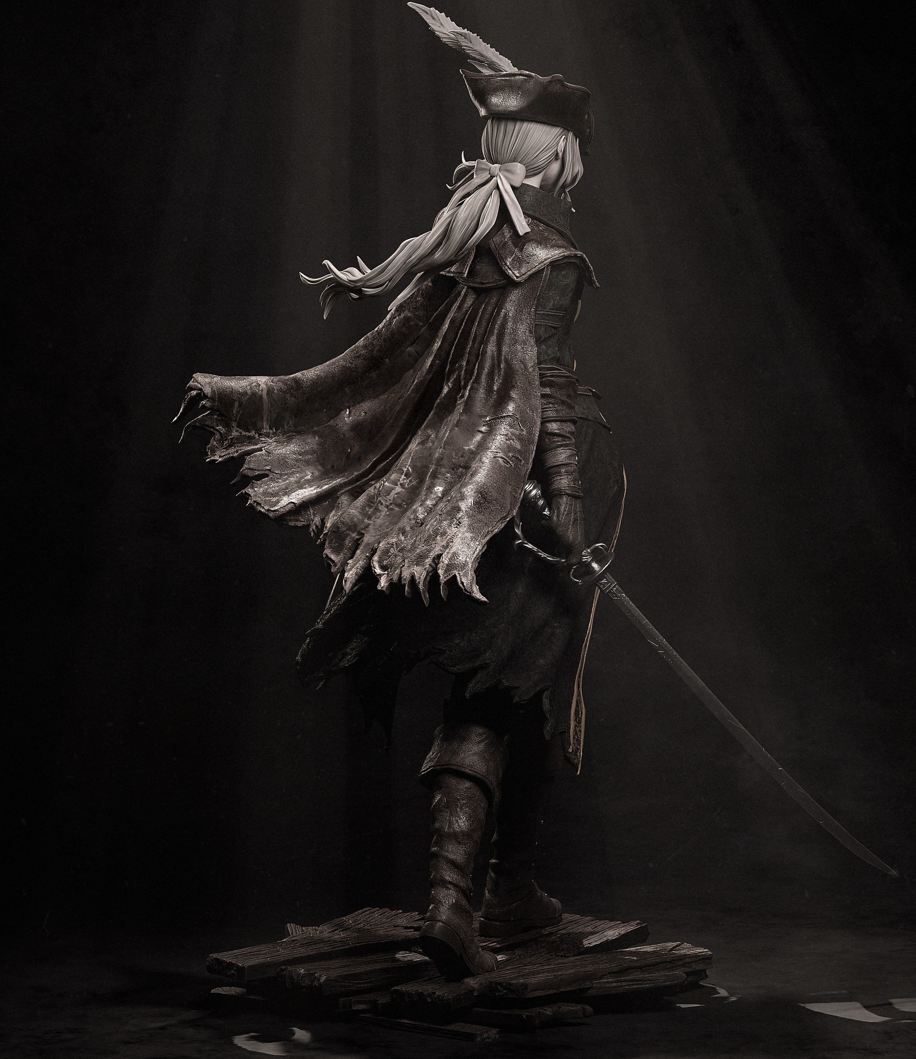 Lady Maria 3D Print 3D print model_4