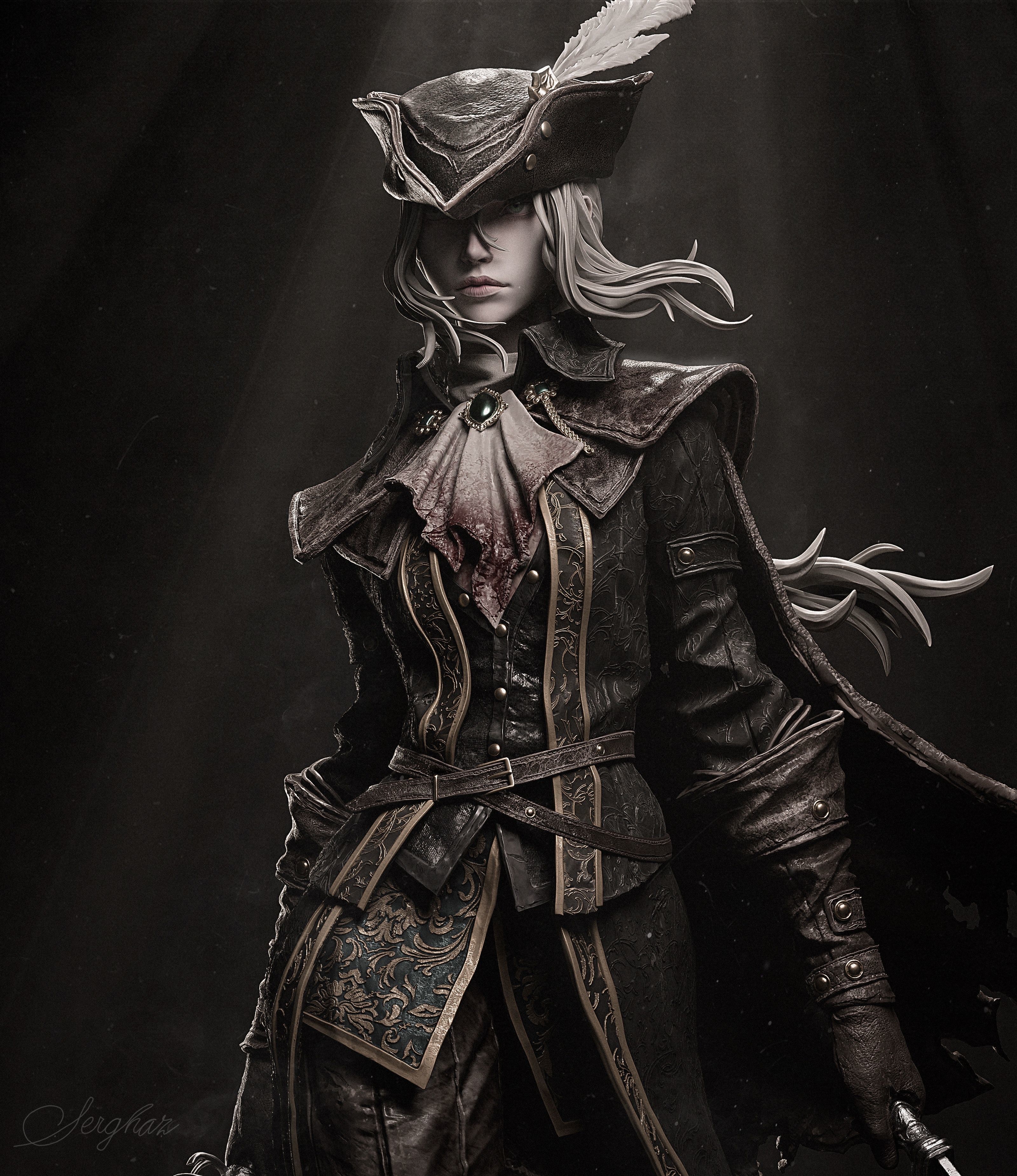 Lady Maria 3D Print 3D print model_7