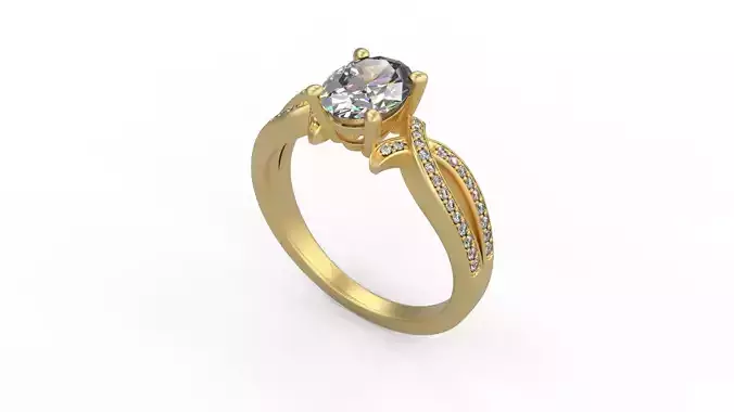 Woman Solitaire 1861