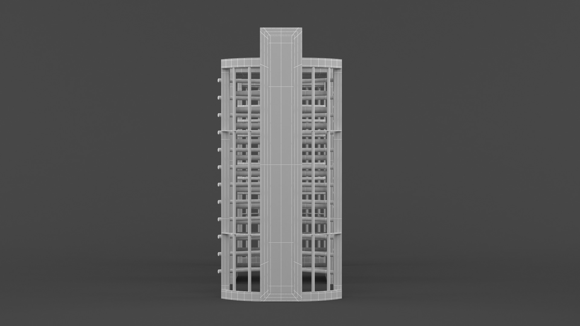 Turnstile Gate 3D model_7