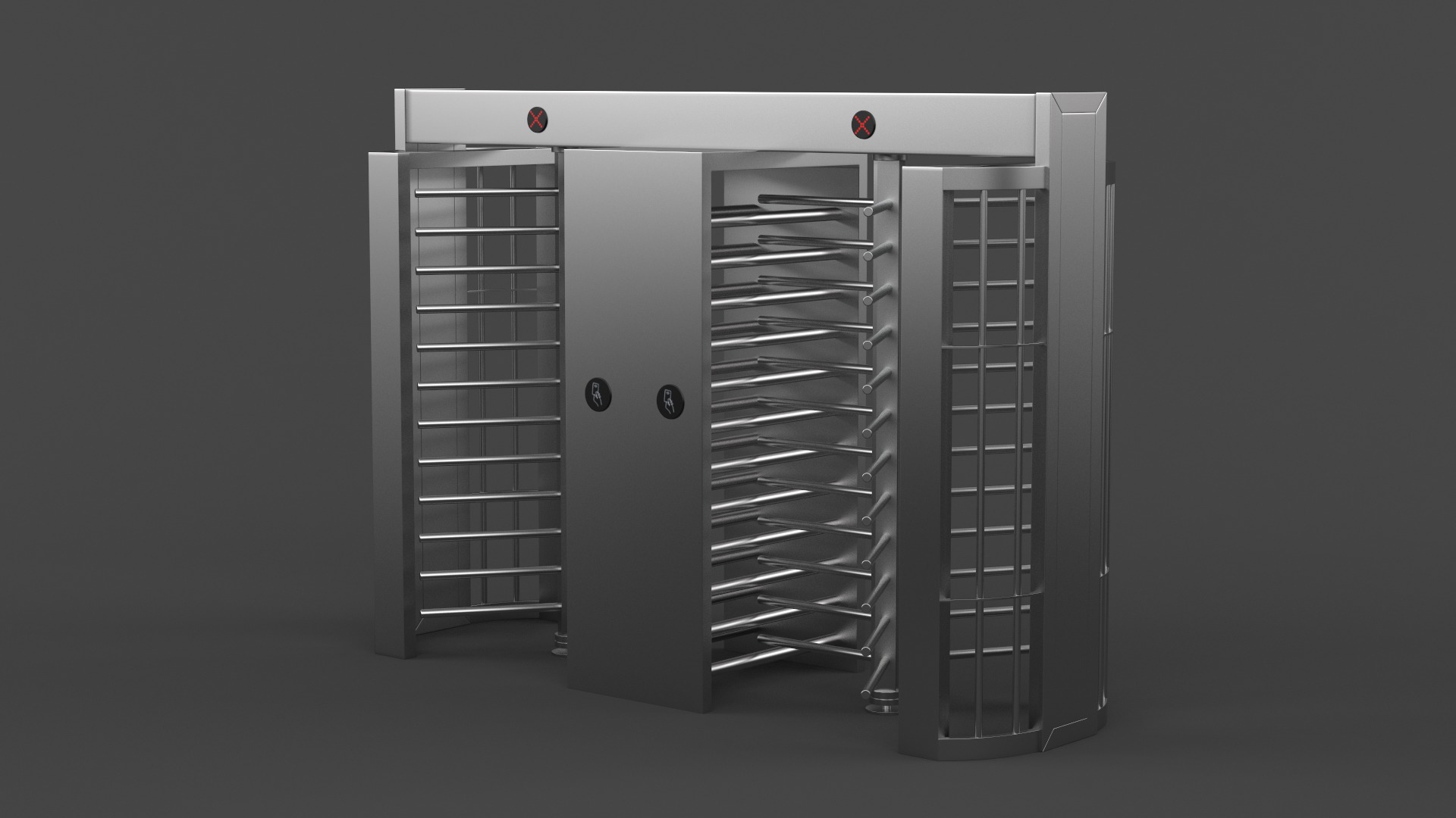 Turnstile Gate 3D model_4