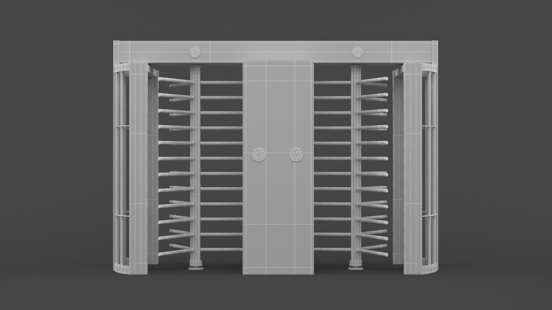 Turnstile Gate 3D model_5