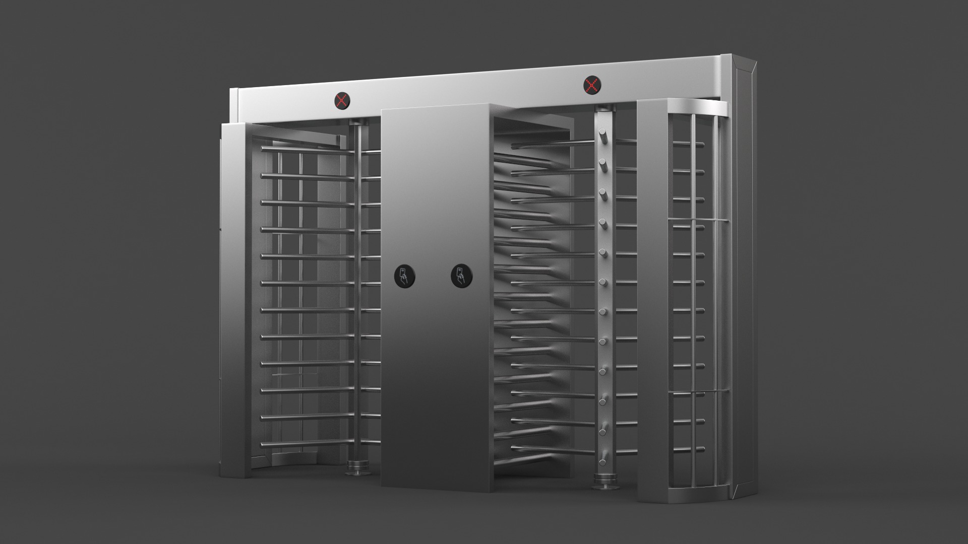 Turnstile Gate 3D model_1
