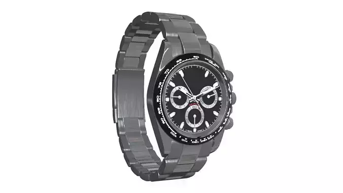 Watch Cosmograph Daytona Oystersteel - Black Dial