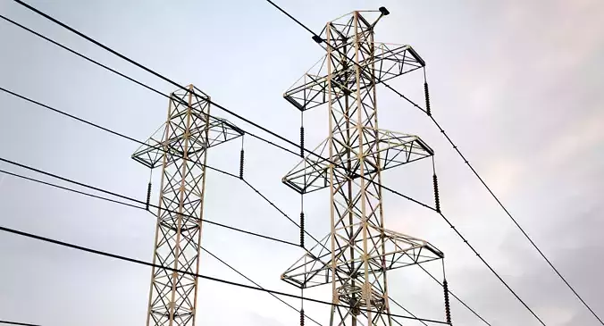 Low Poly Transmission Towers