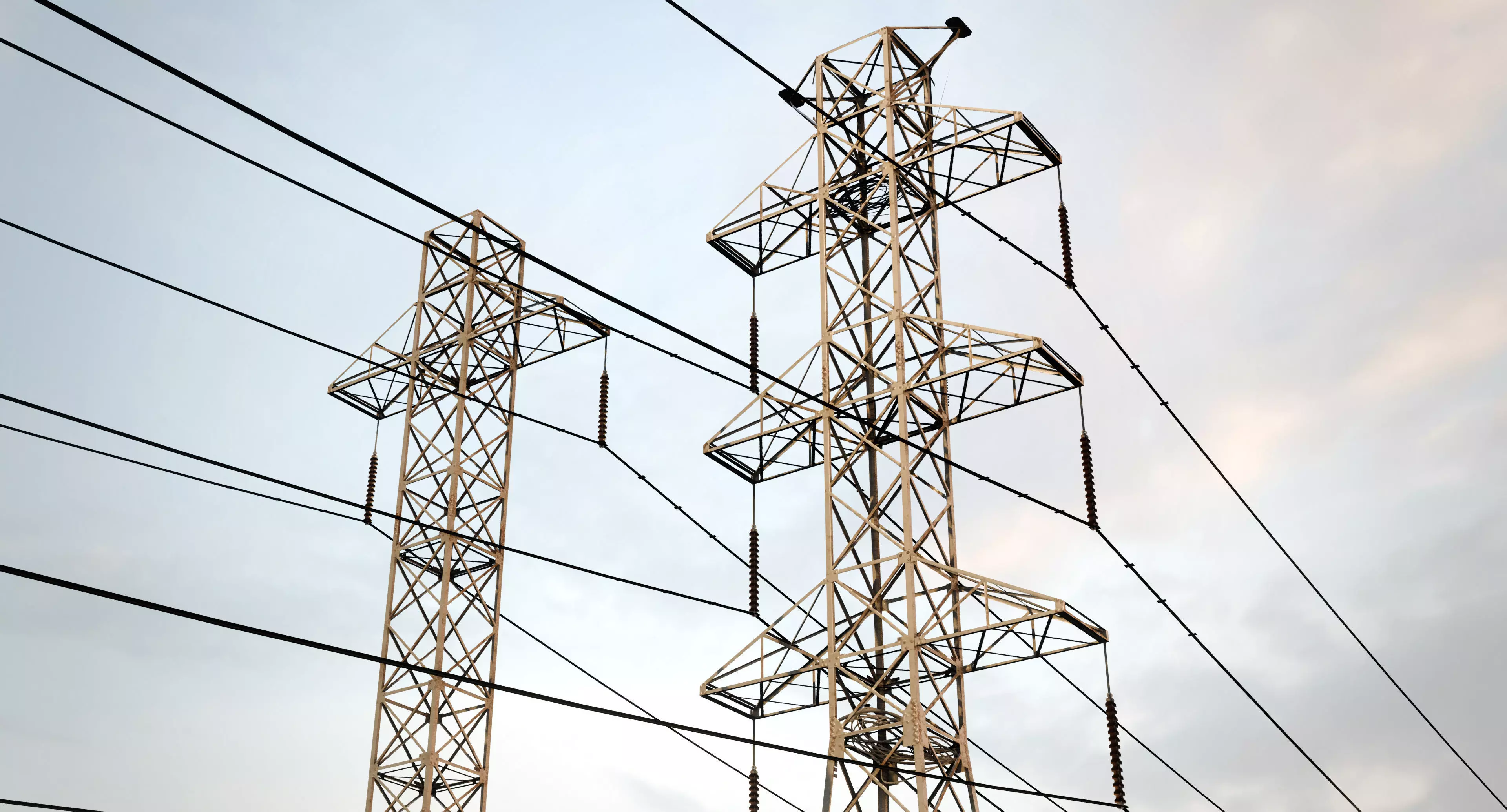 Low Poly Transmission Towers Low-poly 3D model