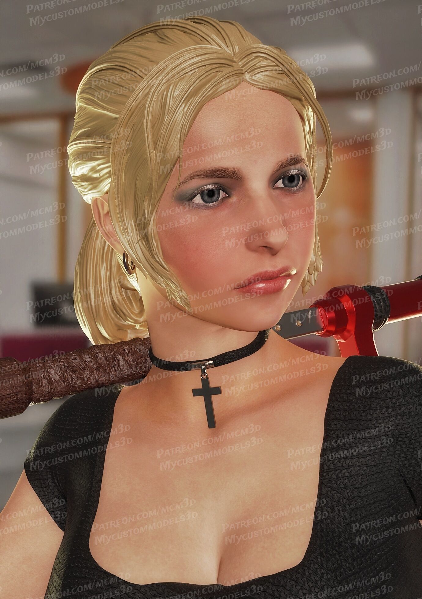 Buffy the Vampire Slayer - SMG - STL  3D print model_15