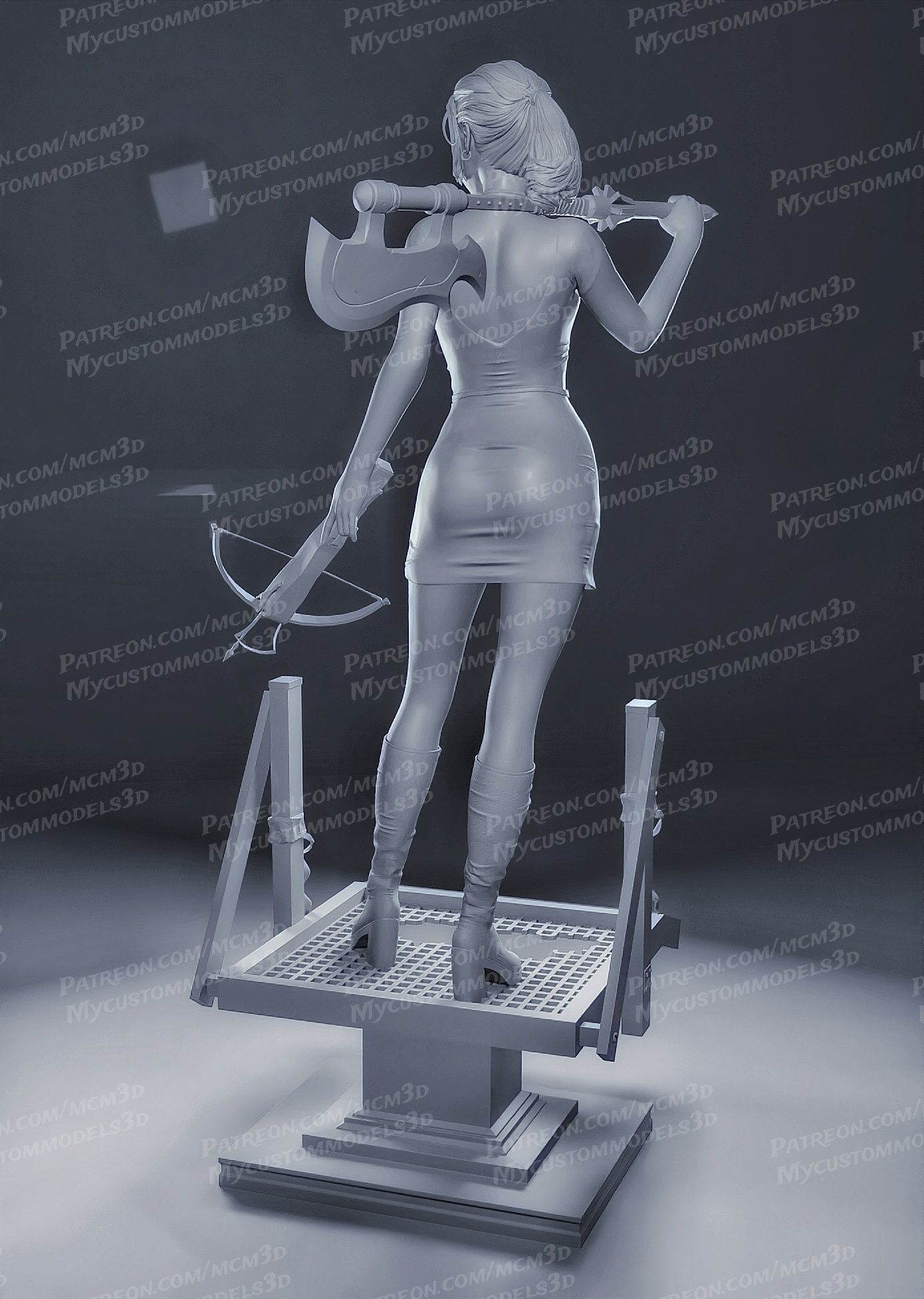 Buffy the Vampire Slayer - SMG - STL  3D print model_9