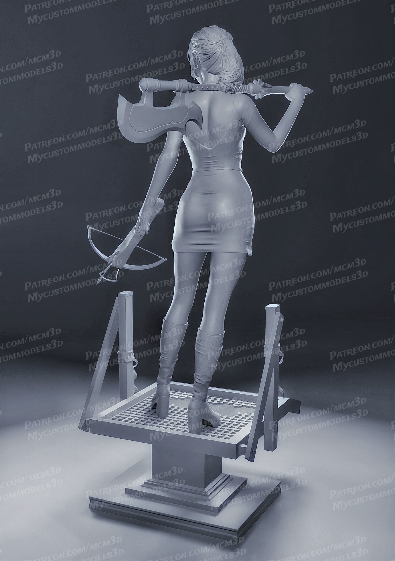Buffy the Vampire Slayer - SMG - STL  3D print model_13