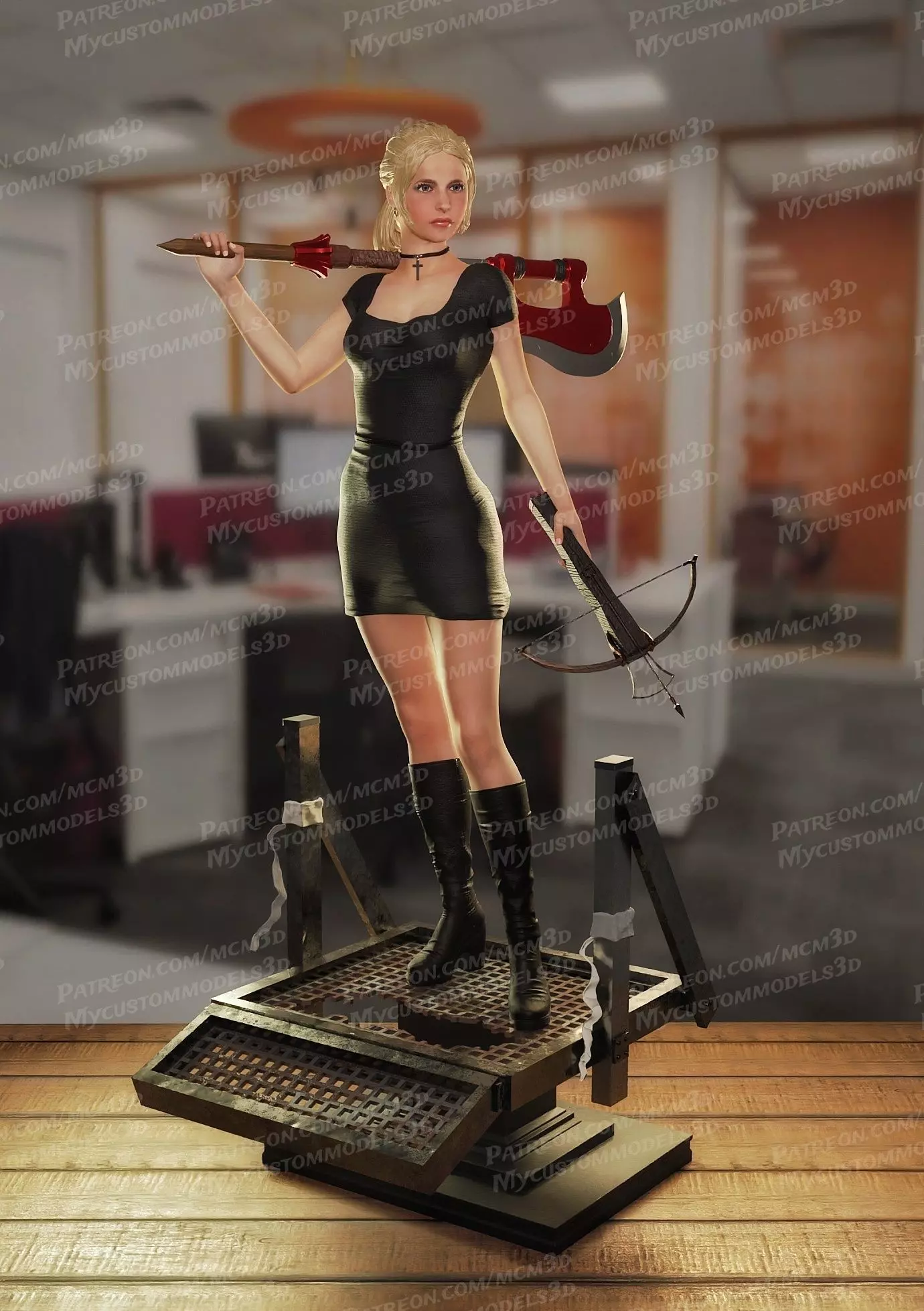 Buffy the Vampire Slayer - SMG - STL  3D print model_0