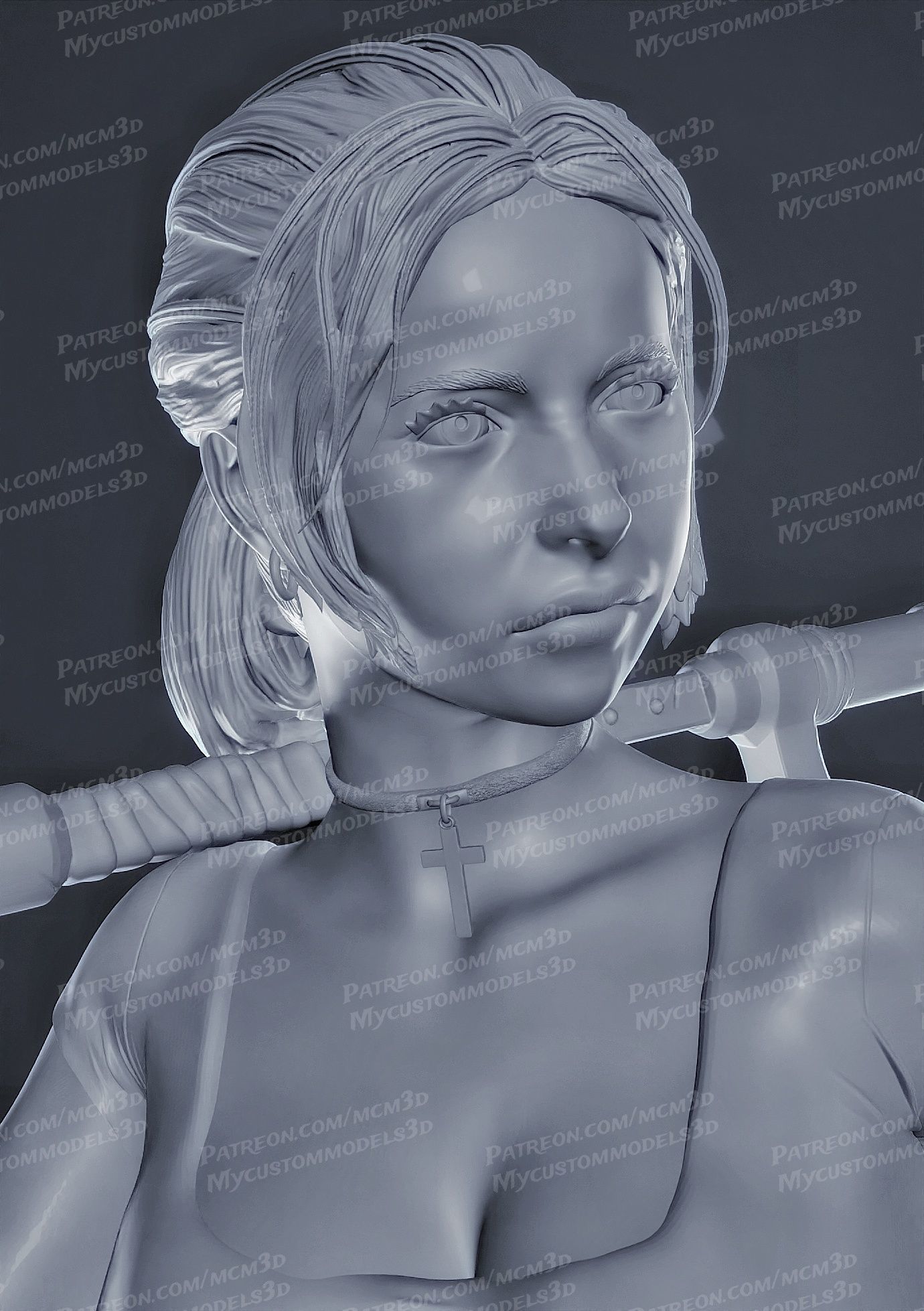 Buffy the Vampire Slayer - SMG - STL  3D print model_12
