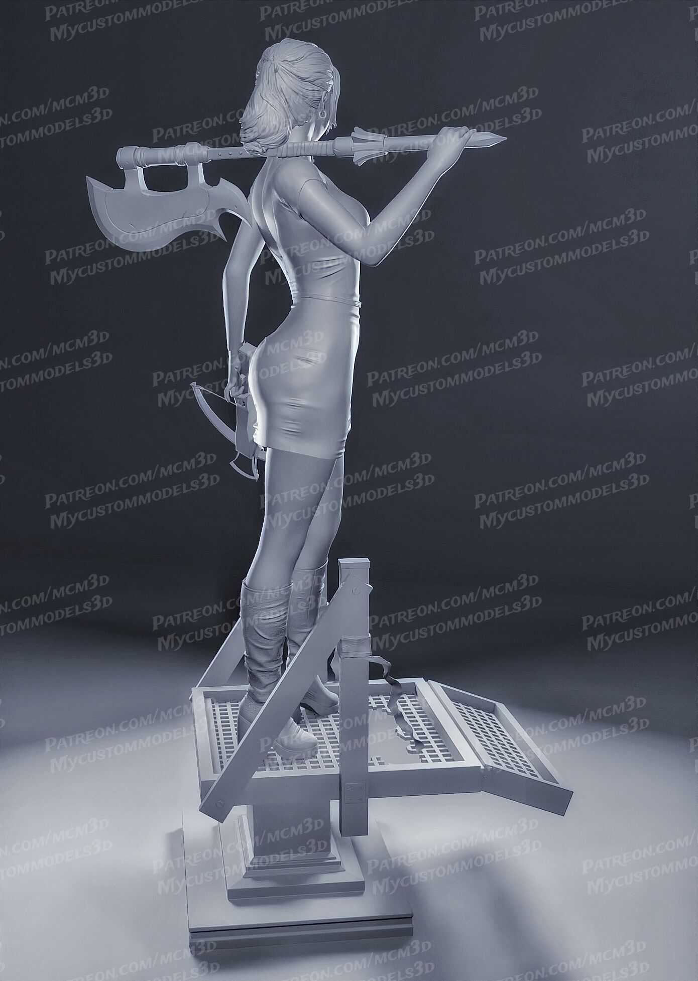 Buffy the Vampire Slayer - SMG - STL  3D print model_8
