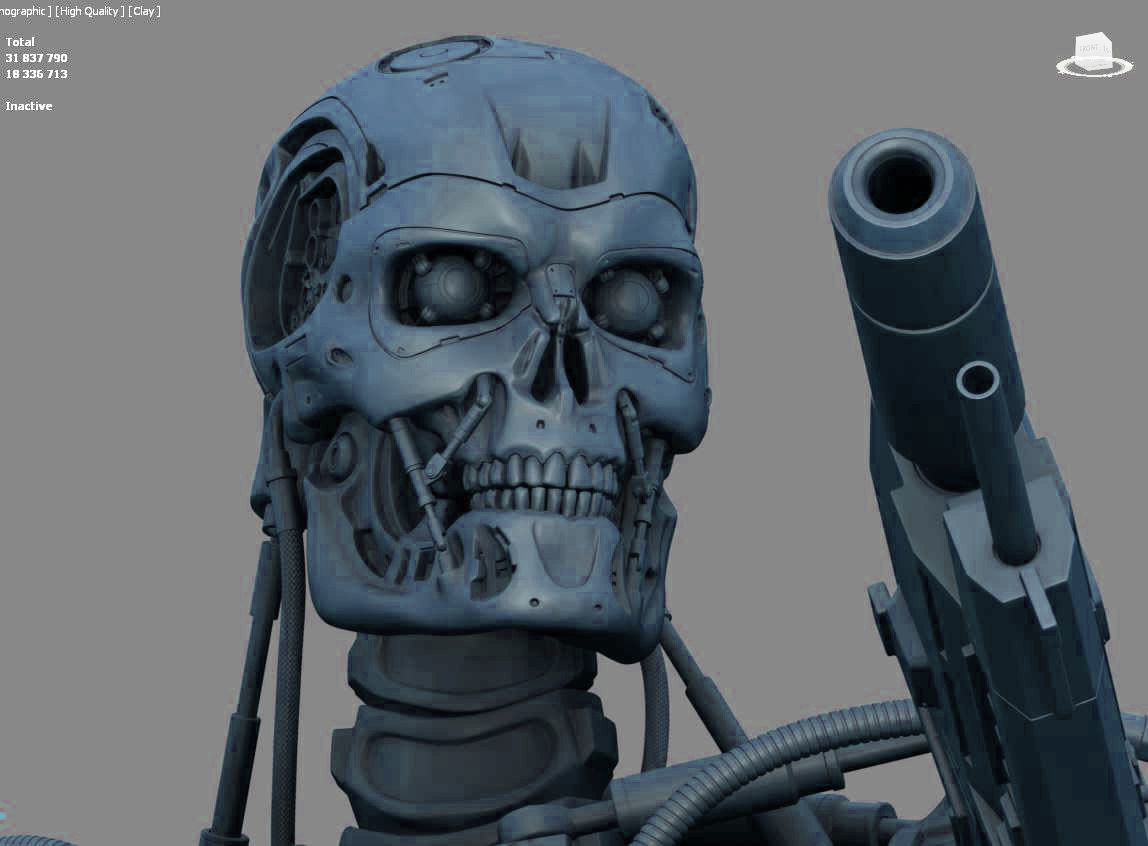 Terminator T-800 Endoskeleton 3D print model_27