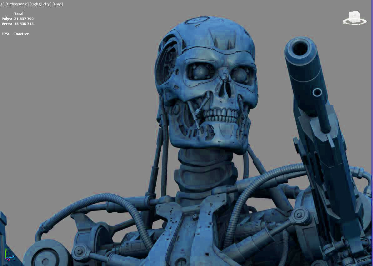 Terminator T-800 Endoskeleton 3D print model_26