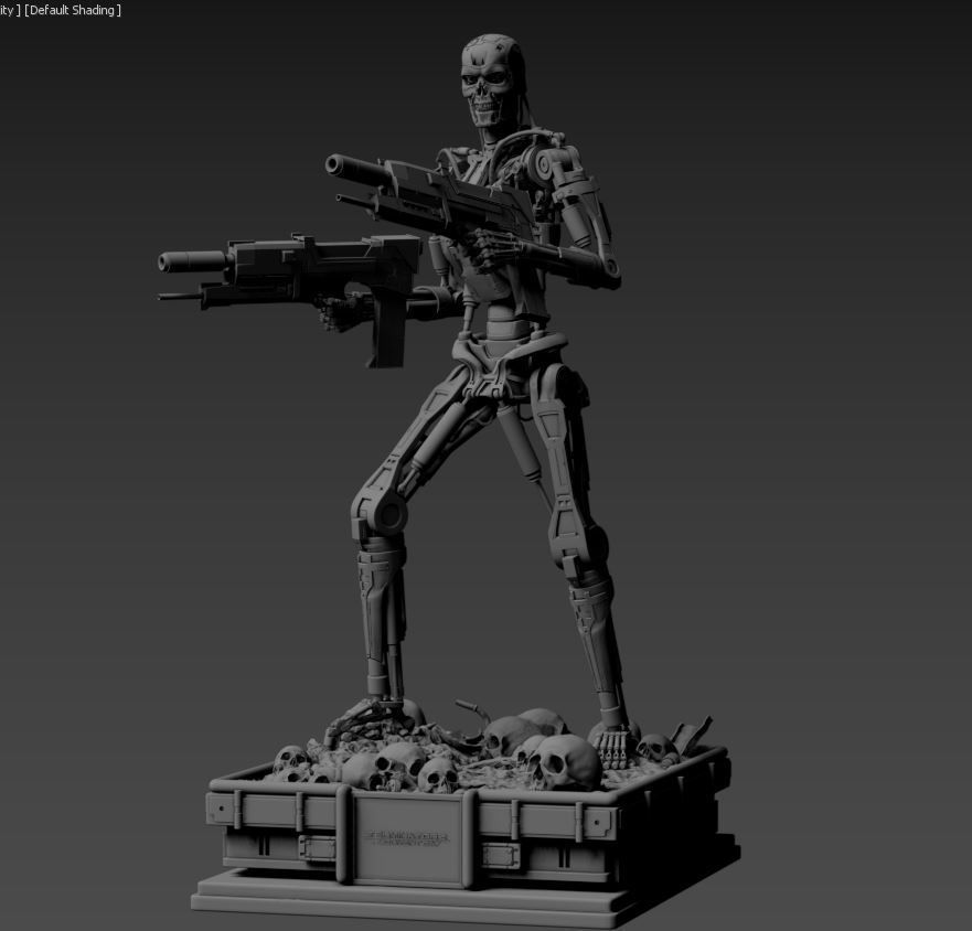 Terminator T-800 Endoskeleton 3D print model_45