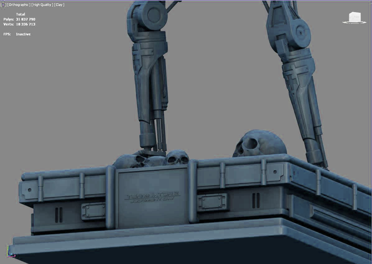 Terminator T-800 Endoskeleton 3D print model_32