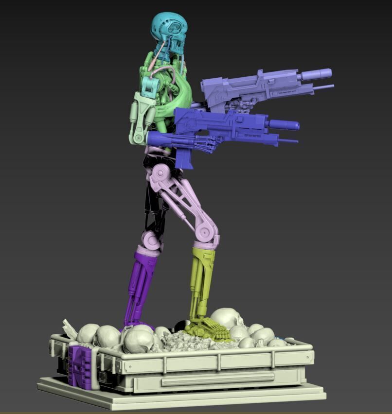 Terminator T-800 Endoskeleton 3D print model_58